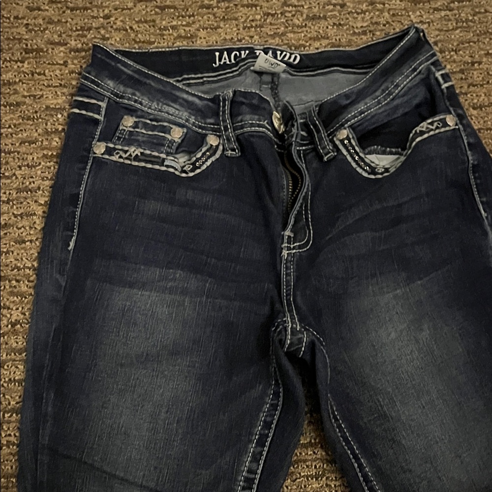 Women's Dark Blue Jeans
